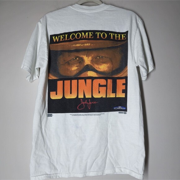 Vtg 2003 John Force Welcome To The Jungle T-shirt Sz M Lion King Parody Aop - Picture 5 of 7